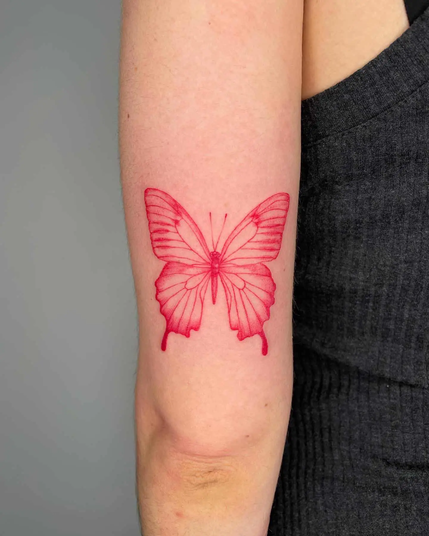 Beautiful red butterfly ideas for men women in