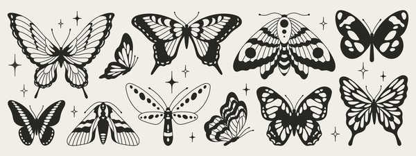 Butterfly tattoo royalty
