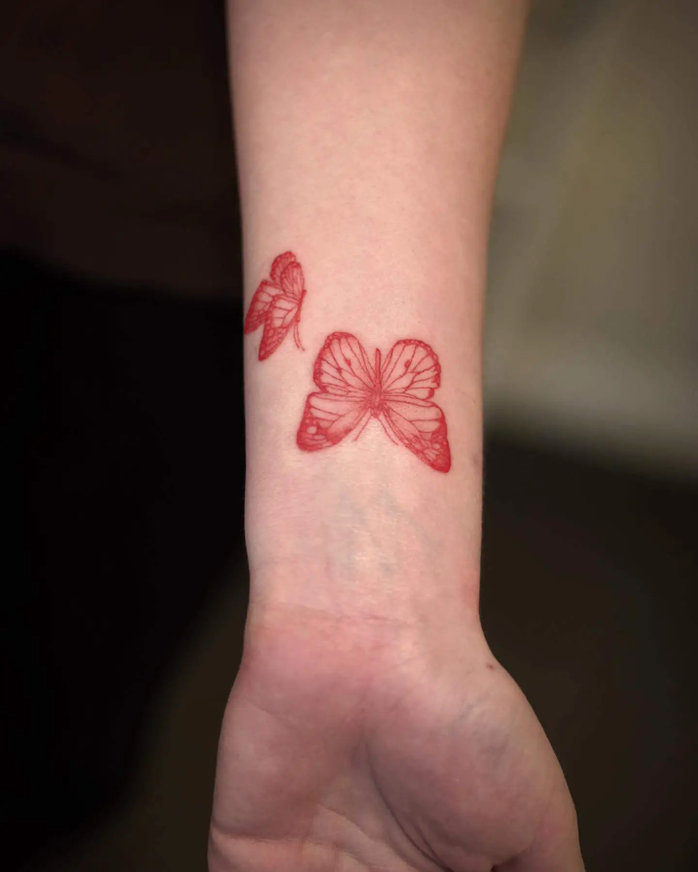 Beautiful red butterfly ideas for men women in