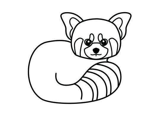 Red panda coloring page ã panda coloring pages christmas panda minion coloring pages
