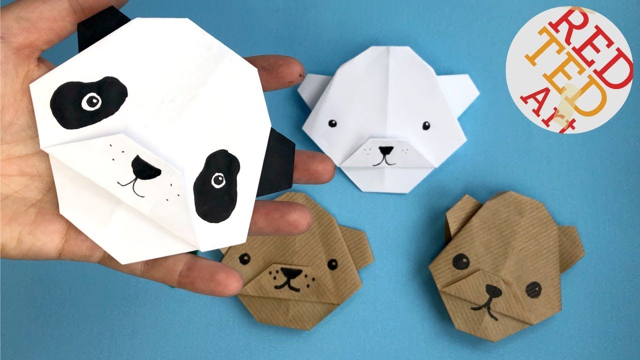 Easy origami bear