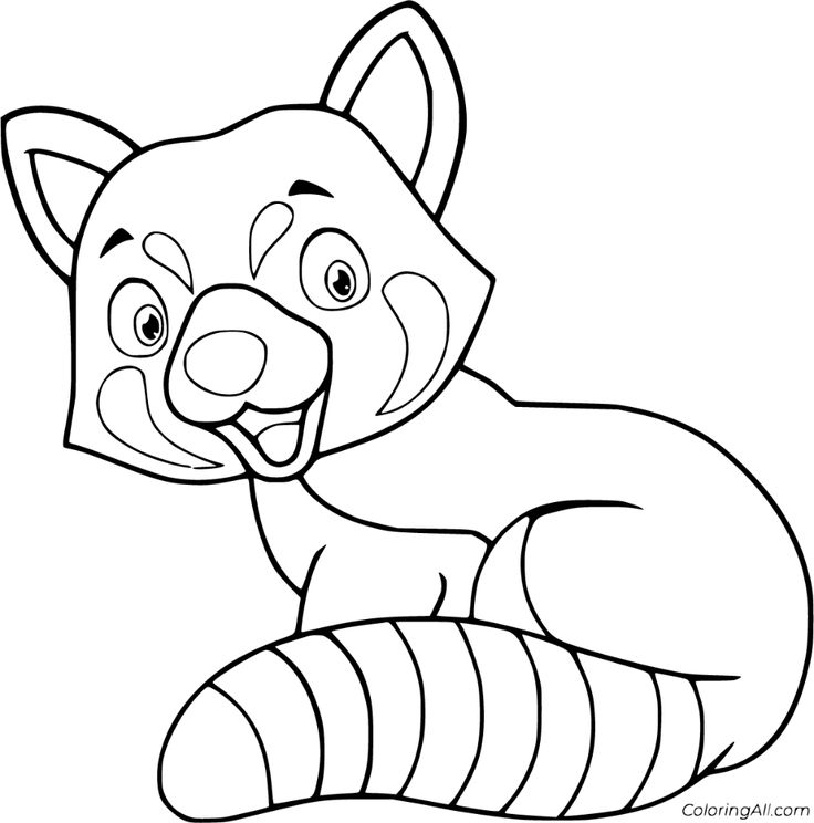 Red panda coloring pages panda coloring pages coloring pages red panda