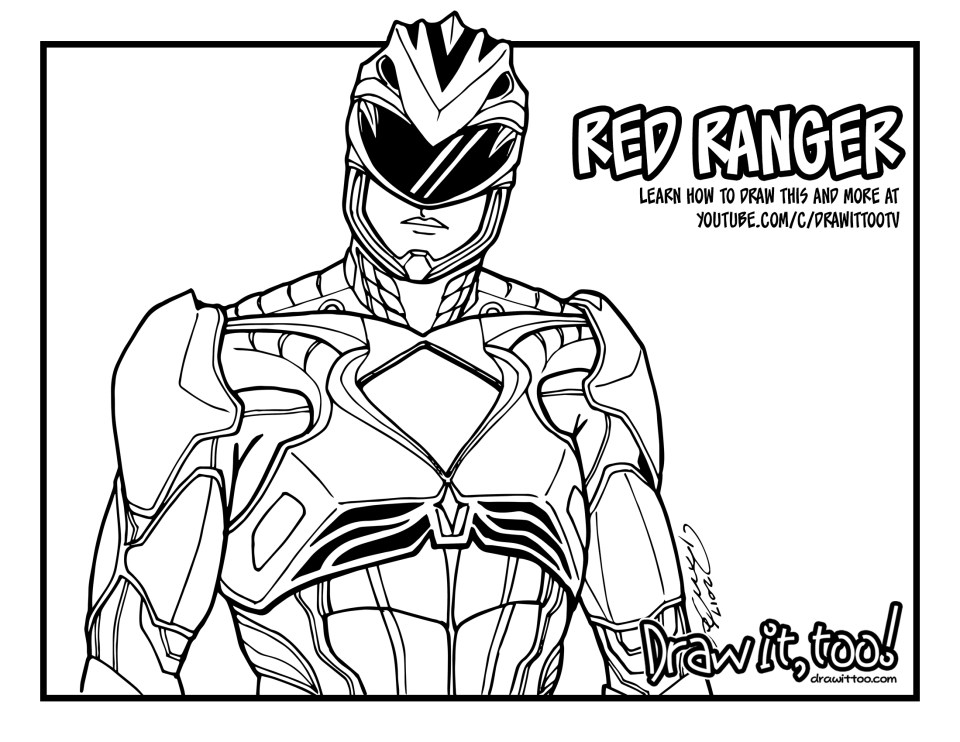 Red ranger power rangers movie