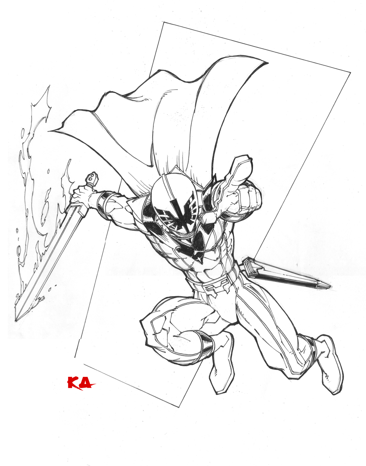 Red power ranger by komickarl on