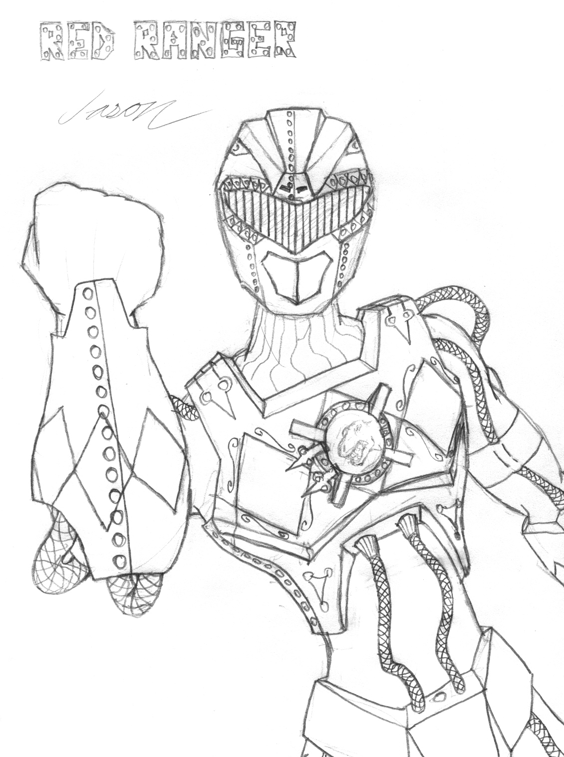 Steampunk red ranger