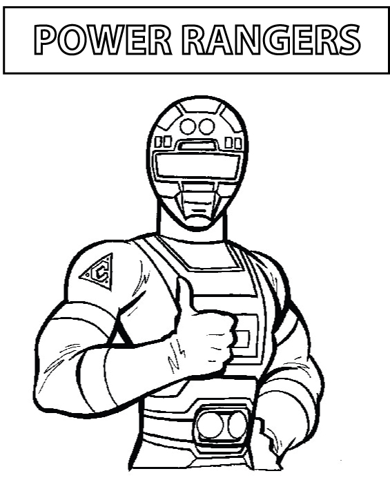 Power ranger thumbs up
