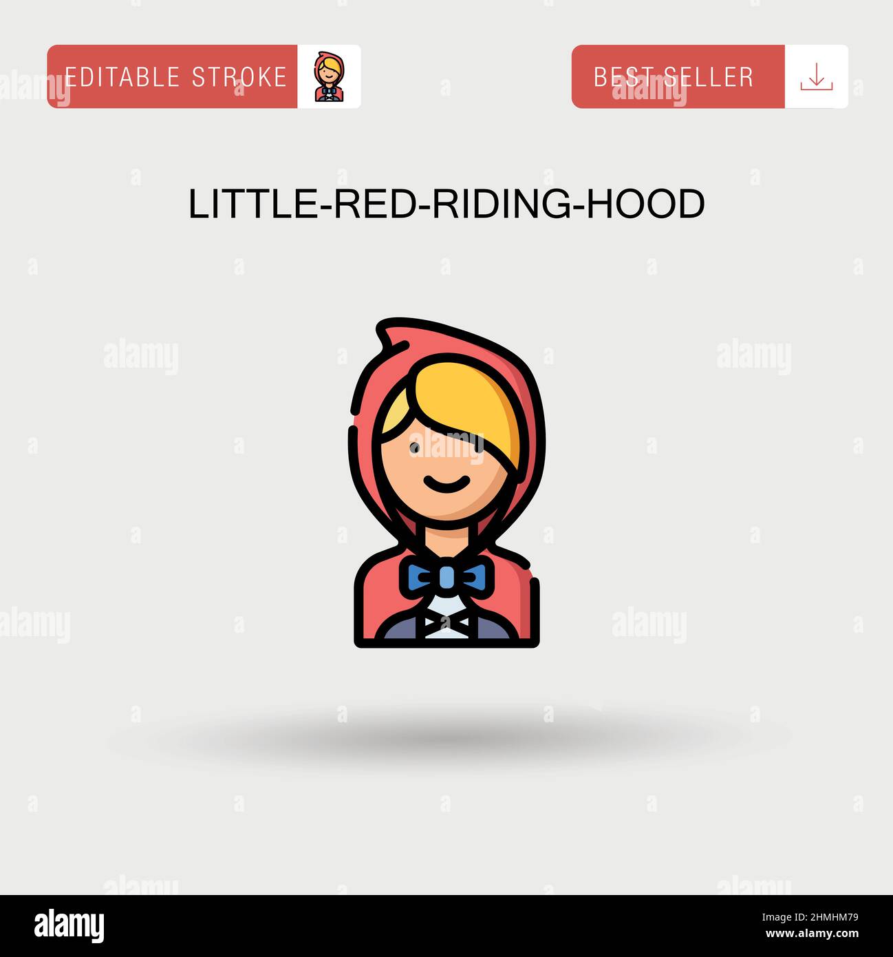 Little red riding hood cartoon hi