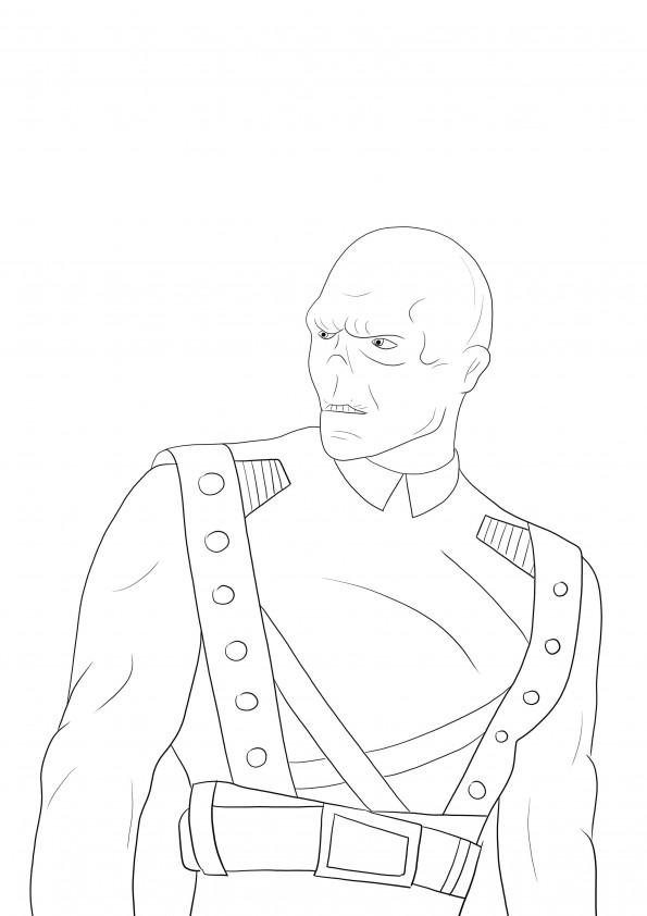 Print the red skull free