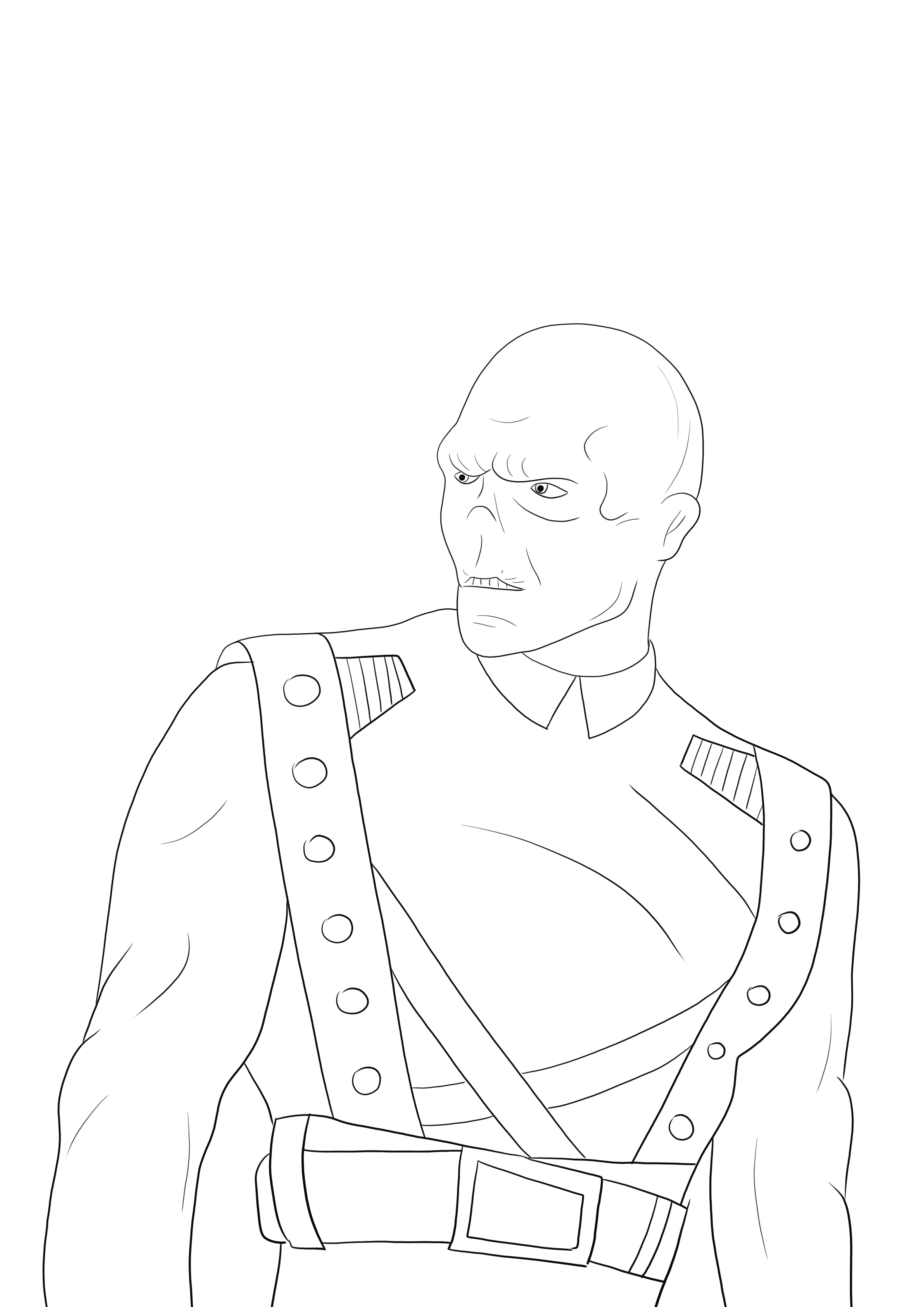 Print the red skull free