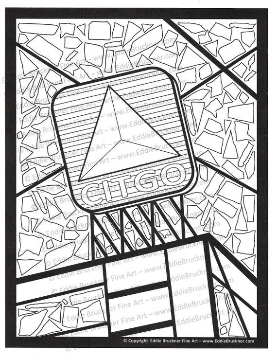 Boston coloring book printable instant download of fun coloring pages relieve stress pop