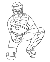 Boston red sox crest coloring page