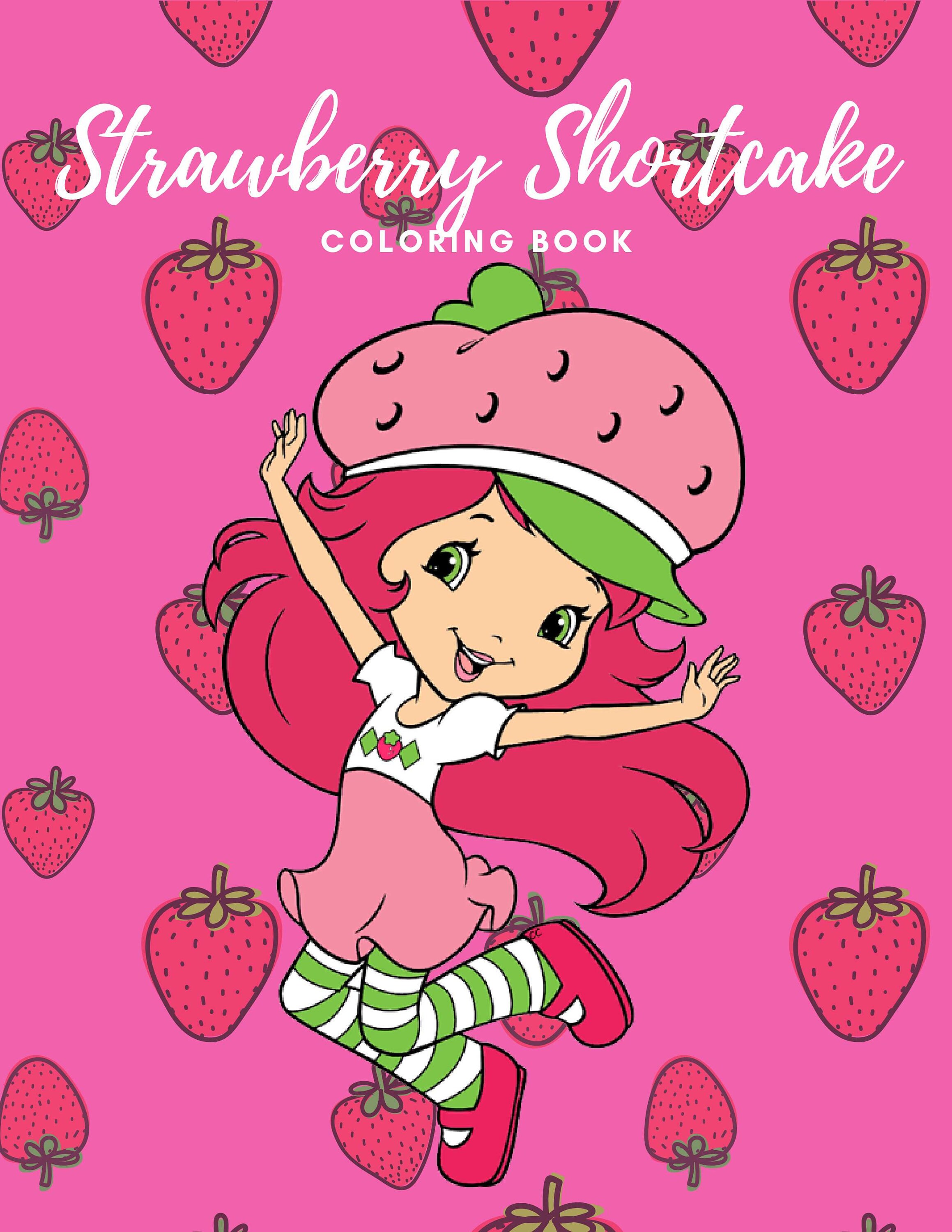 Strawberry coloring book