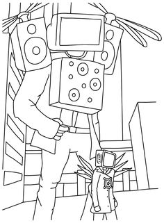 Titan tv man coloring pages ideas coloring pages for kids coloring pages titans