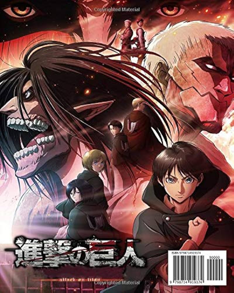 Attack on titan coloring book new shingeki no kyojin attack on titan coloring book with high quality illusations one