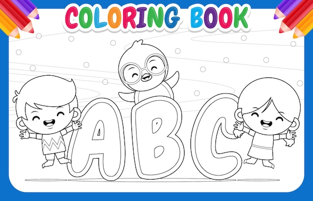 Page colouring in book images