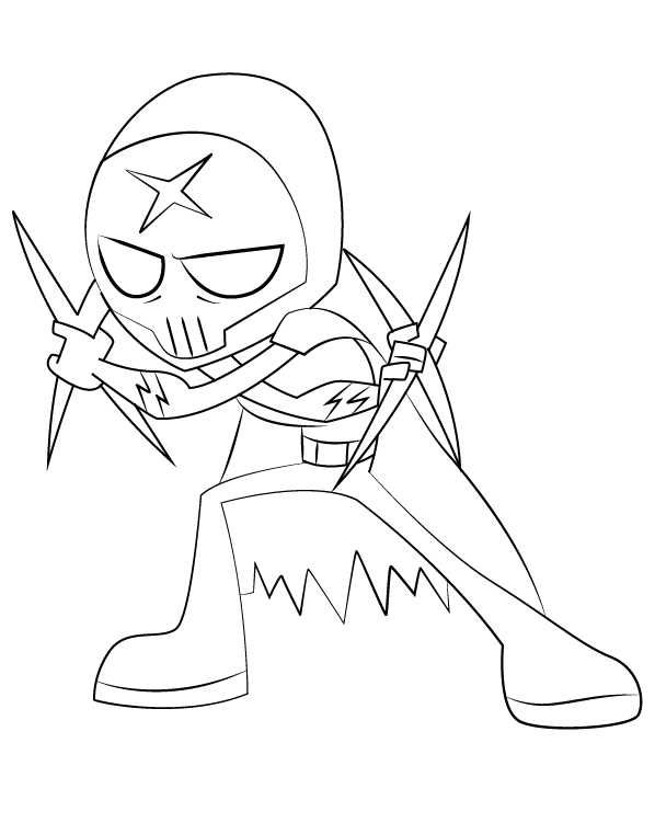 Teen titans coloring pages printable pdf