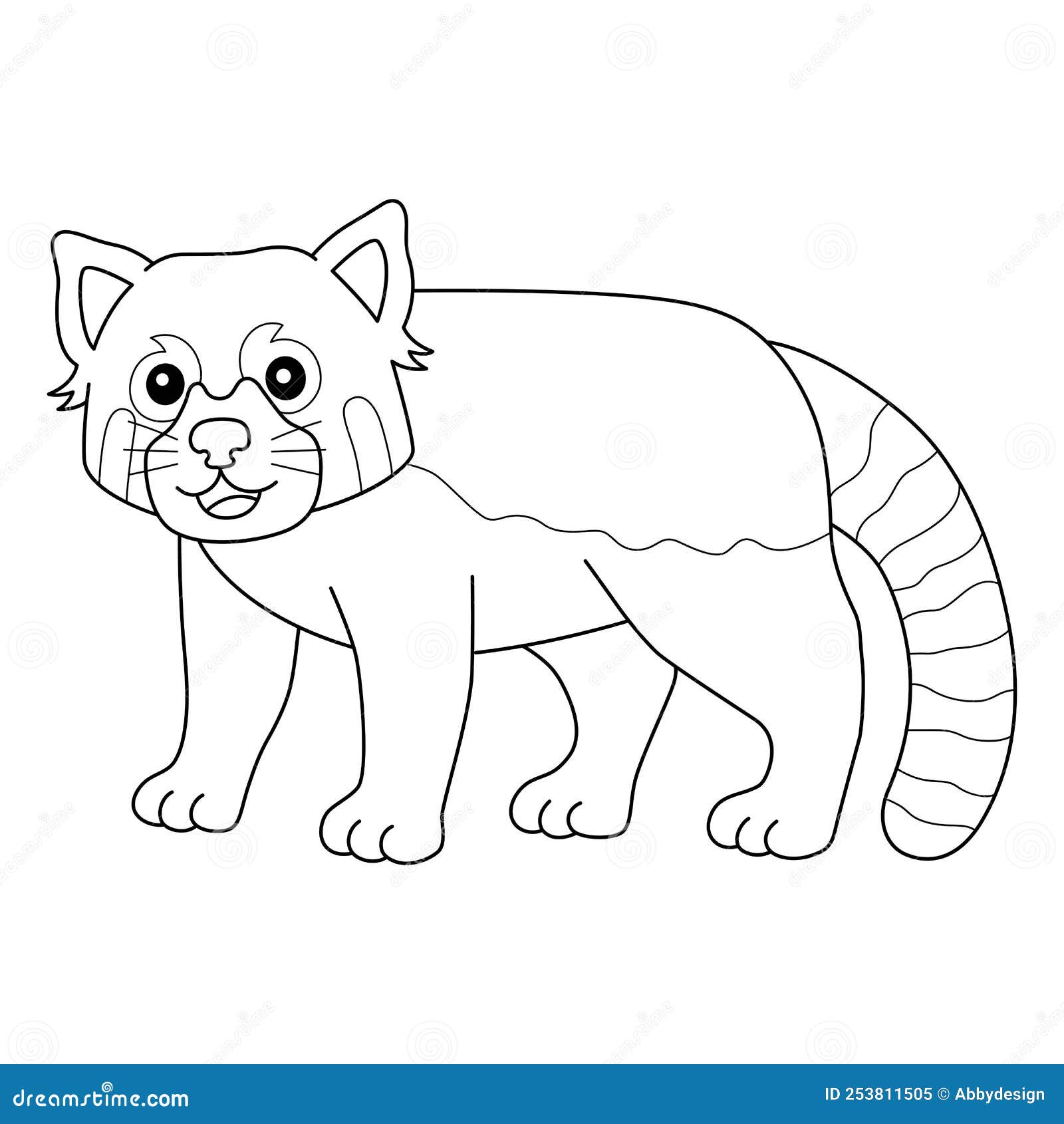 Red panda coloring page stock illustrations â red panda coloring page stock illustrations vectors clipart