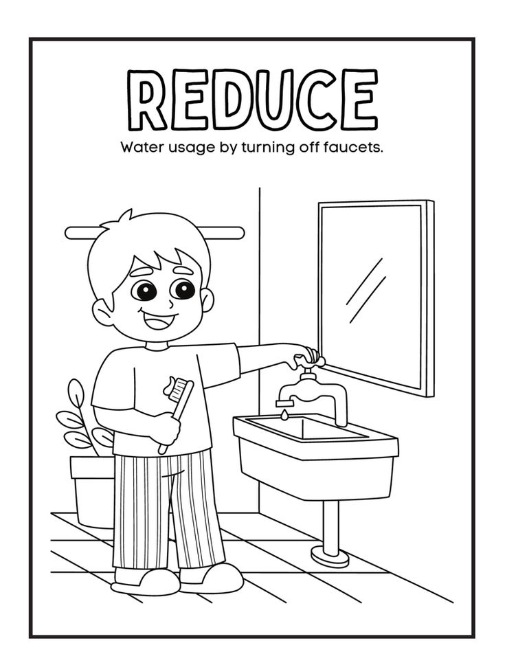 Reduce reuse recycle coloring pages â xoxoerinsmith reduce reuse recycle coloring worksheets for kindergarten recycling activities
