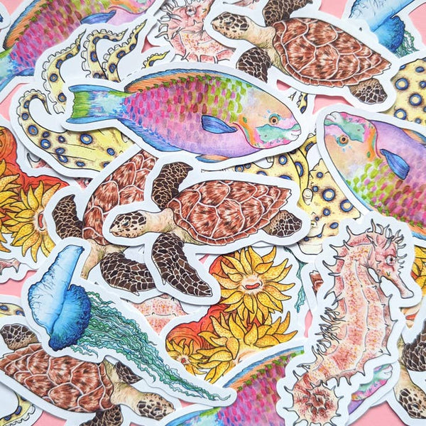 Great barrier reef stickers