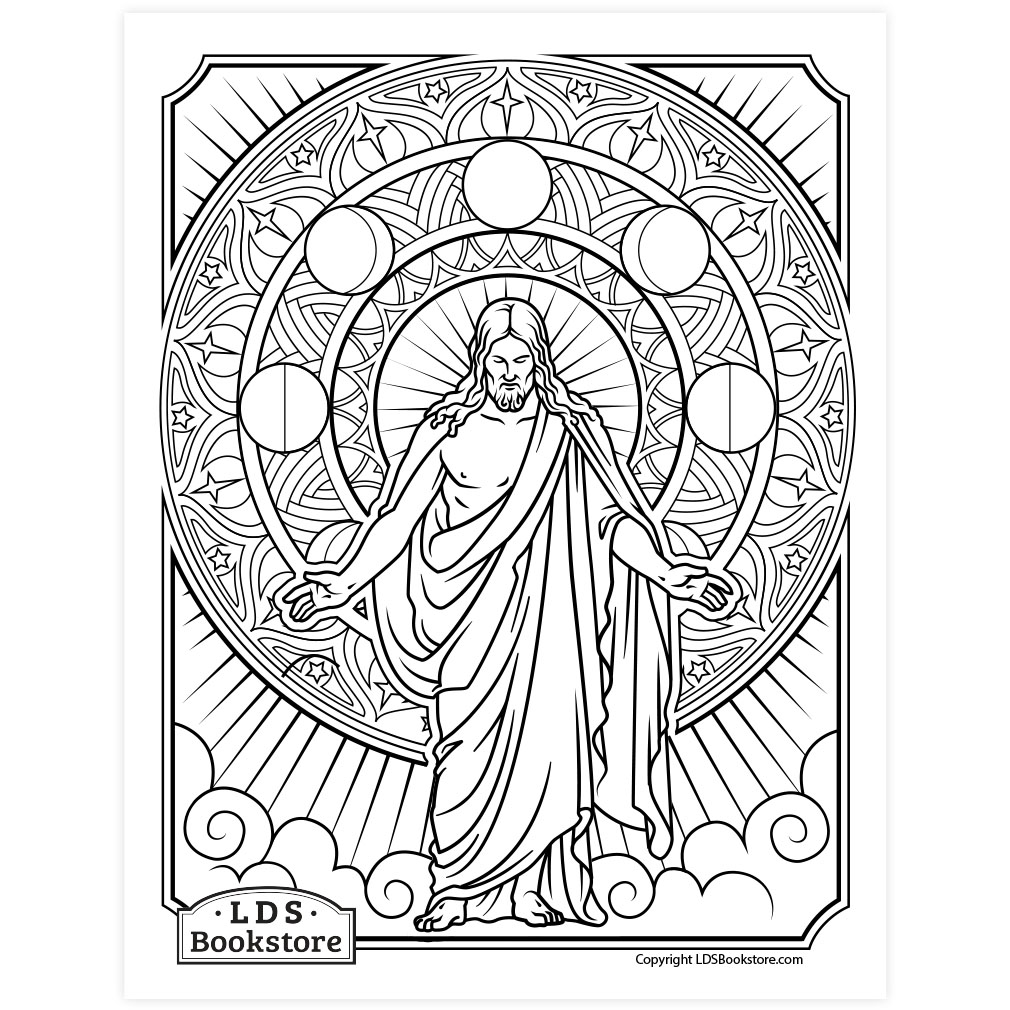 Three kingdoms of glory coloring page