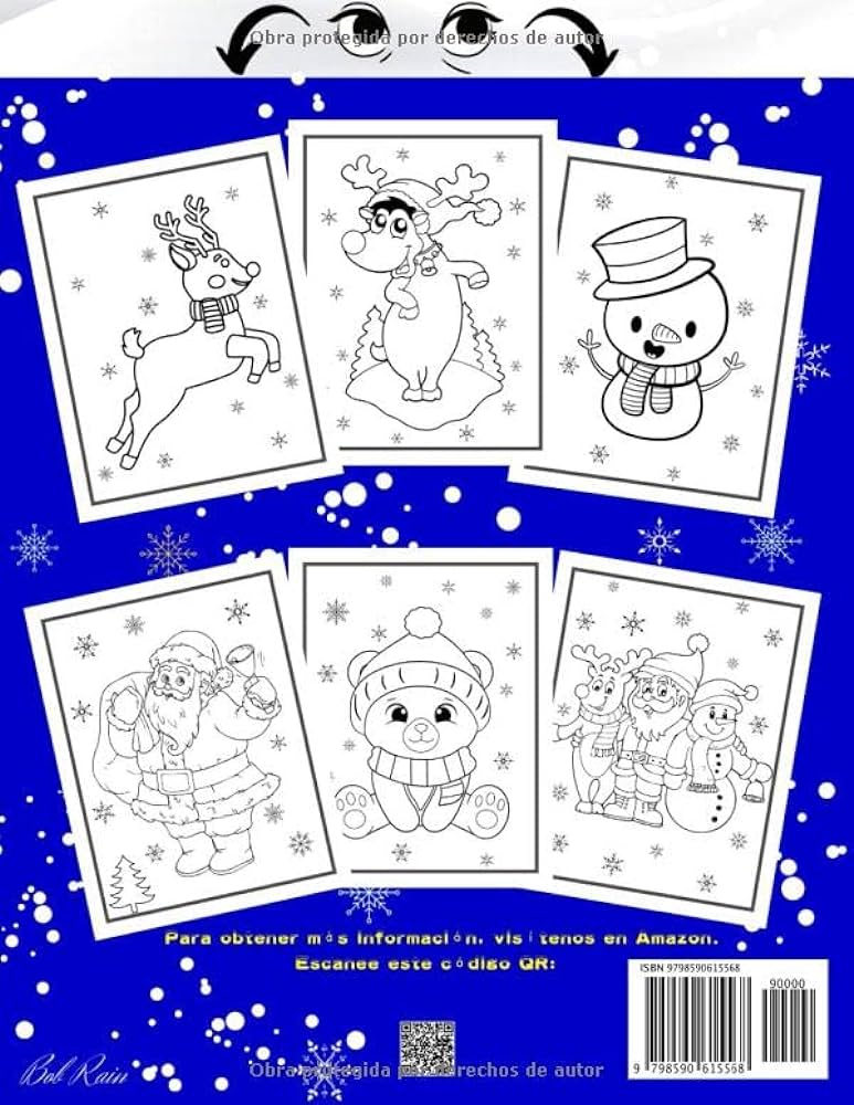Feliz navidad libro de colorear para niãos