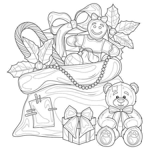 Imãgenes fotos de stock objetos en d y vectores sobre christmas coloring pages merry christmas