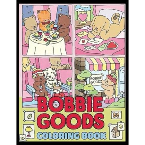 Bobbie goods coloring book amazing coloring book with cute bobbiegoods colouring pages for kids teens adults beautiful and exclusive great gift for holiday birthday precio guatemala