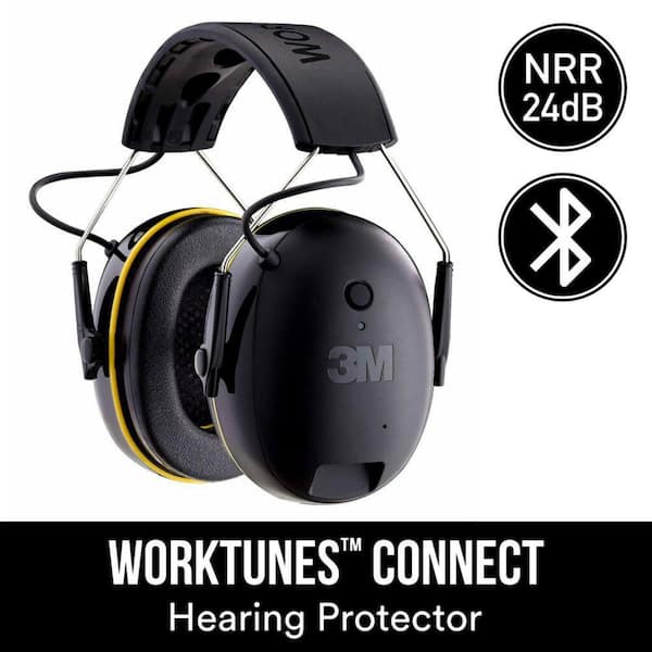 M worktunes connect hearing protector with bluetooth technology h