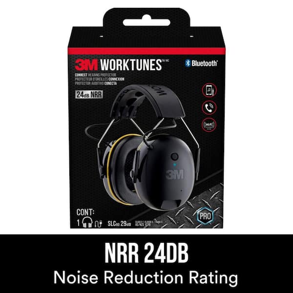M worktunes connect hearing protector with bluetooth technology h