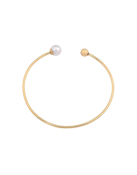 Gold pearl bracelet aura collection
