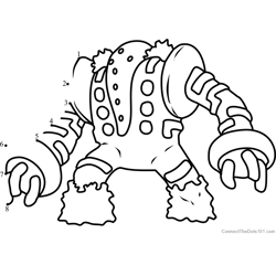 Regigigas connect the dots printable worksheets