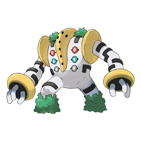 Regigigas shares color scheme with faust rguiltygear