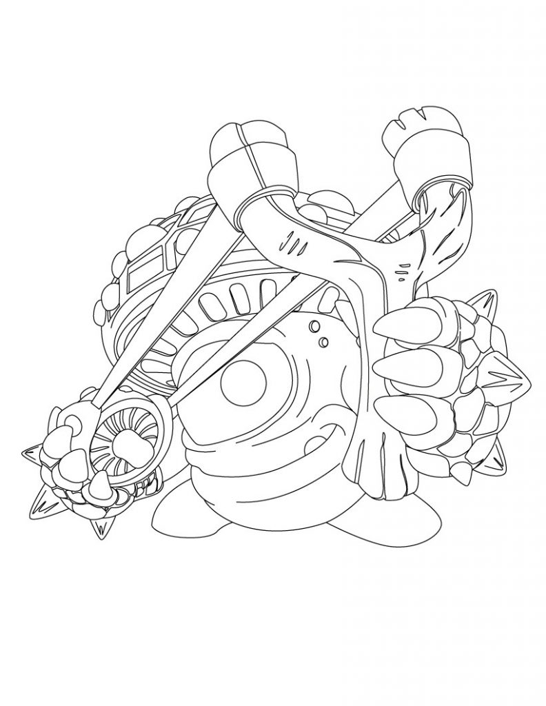 Free printable skylander giants coloring pages for kids