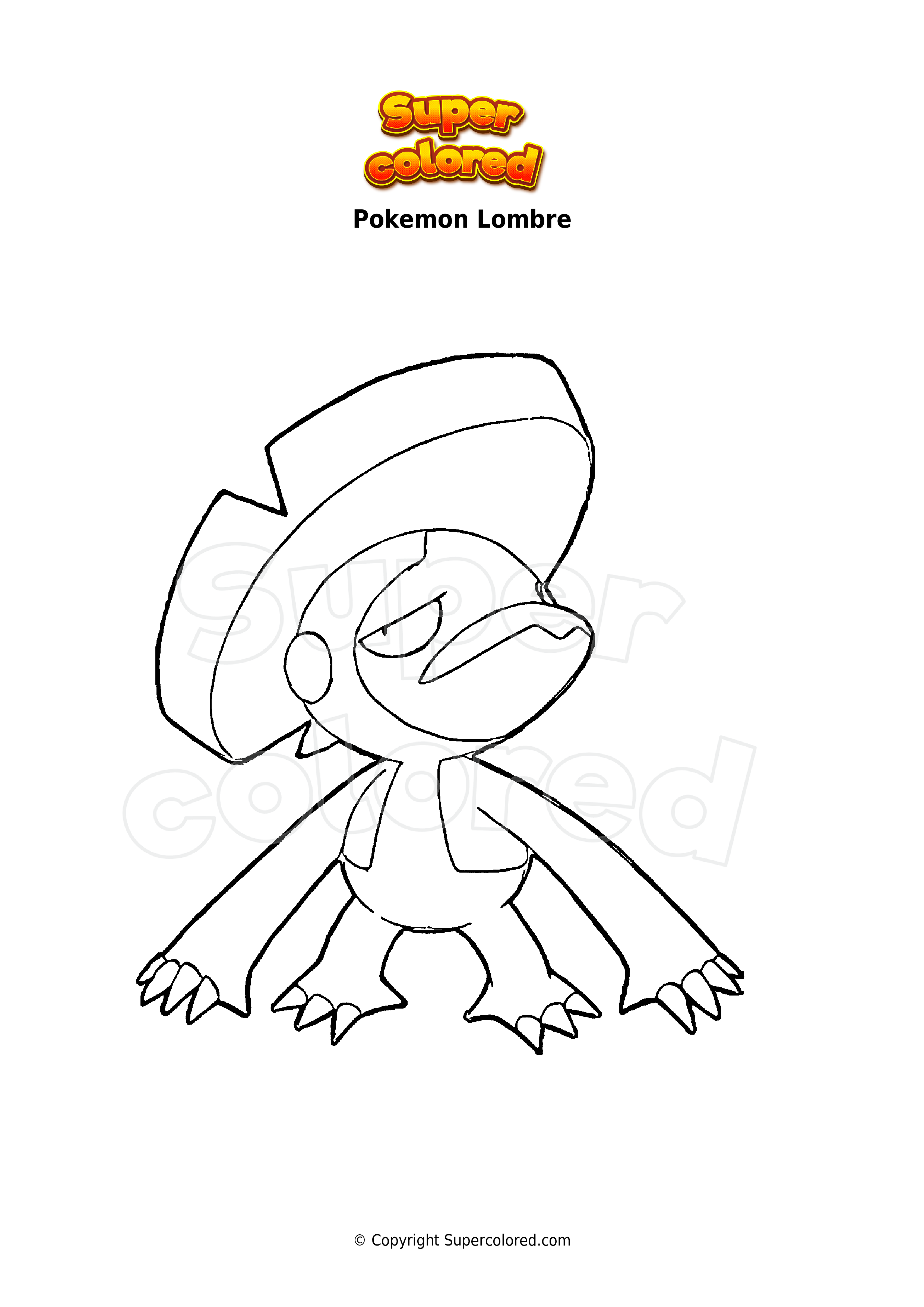 Coloring page pokemon regigigas