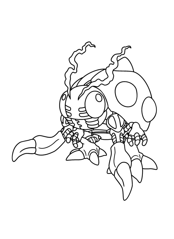 Manga coloring book cartoon coloring pages digimon