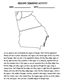 Regions of georgia color tpt