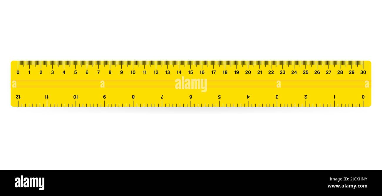Cm ruler cut out stock images pictures