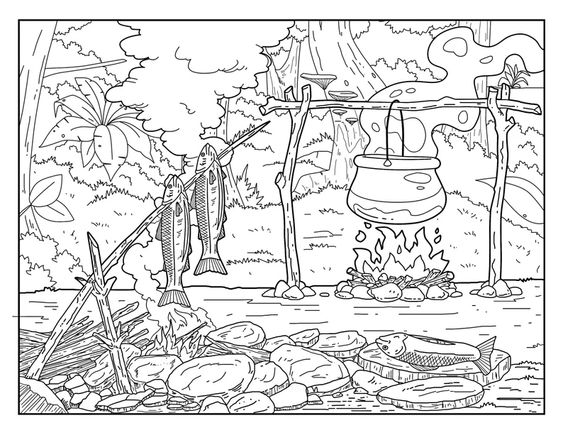 Old west coloring pages for adults printable coloring page instant download pdf download now