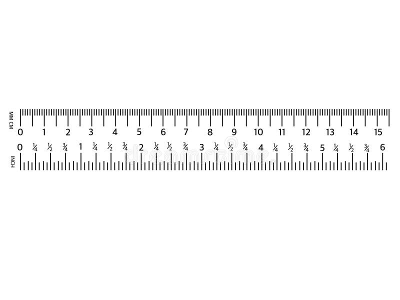 Ruler line real size concept abstract picture business artwork vector graphics stock illustration