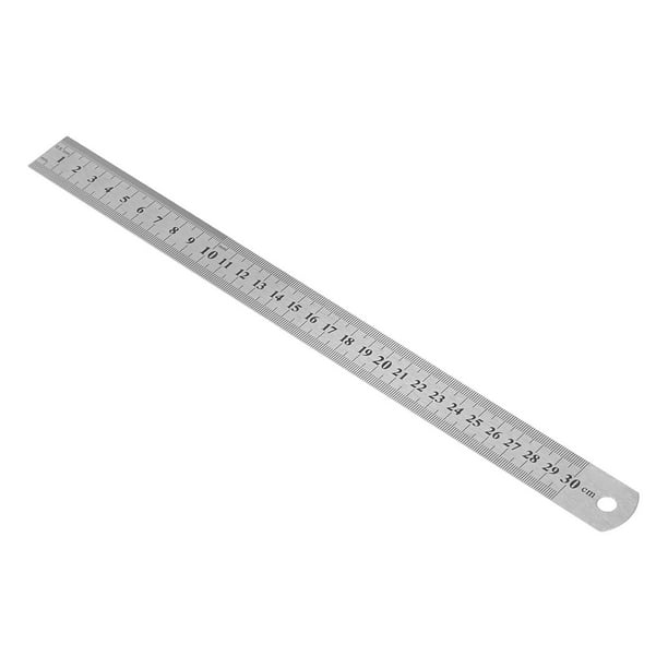 Regla de cm regla de acero inoxidable escala transparente portãtil escala de acero inoxidable precisa para dibujar para medidas para la enseãanza amonsee otros en lãnea