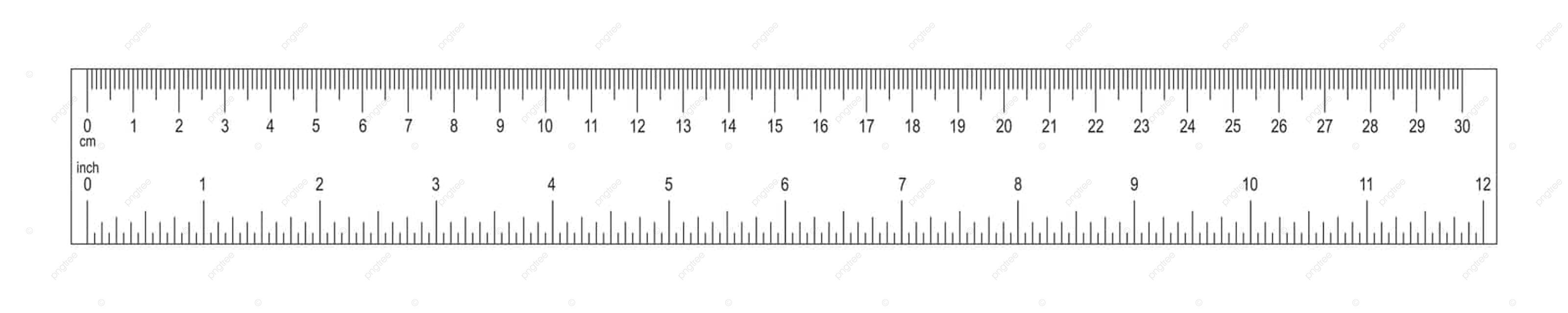 Cm and in ruler with measurements and markings vector icon template bar png and vector with transparent background for free download