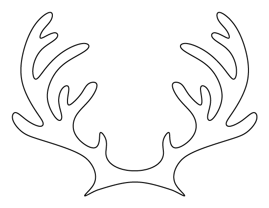 Printable reindeer antlers template reindeer antlers christmas reindeer christmas crafts