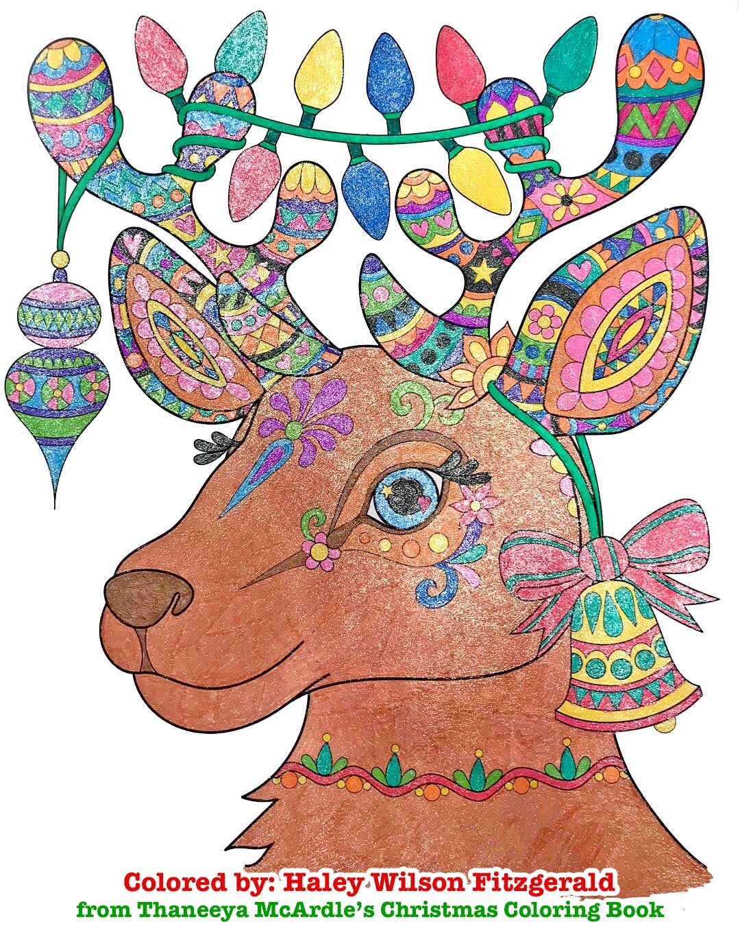 Christmas coloring book by mcardle â
