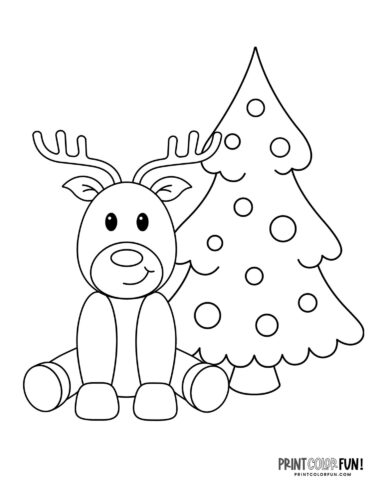 Christmas tree coloring pages clipart the ultimate free printable collection at