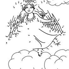 Reindeer sleigh coloring pages