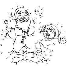 Reindeer sleigh coloring pages