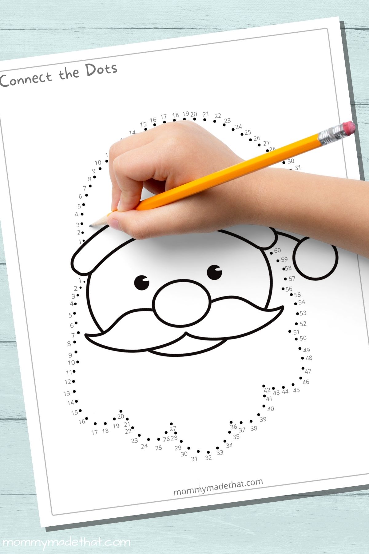 Free printable christmas dot to dot