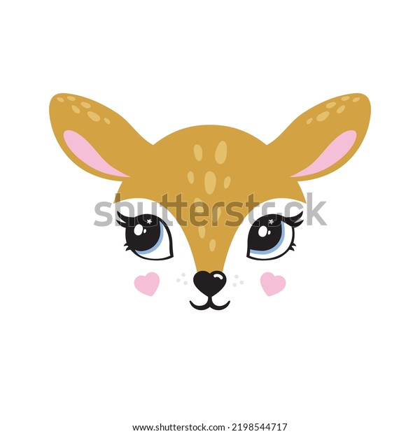 Deer eyes vector royalty