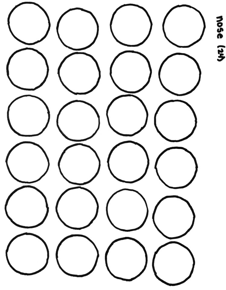 Reindeer treat bag template