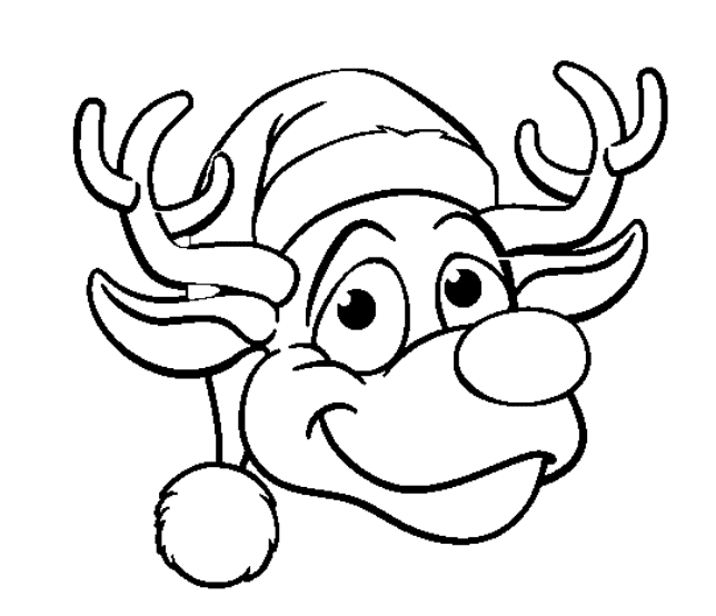 Rudolph coloring pages printable for free download